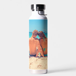 Bouteille d'eau avec photo personnalisée Votre cad