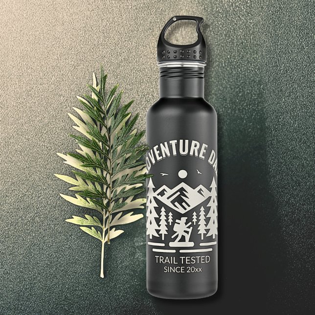 Bouteille D'eau Aventure Papa Trail Testé - Conception robuste per (Créateur téléchargé)