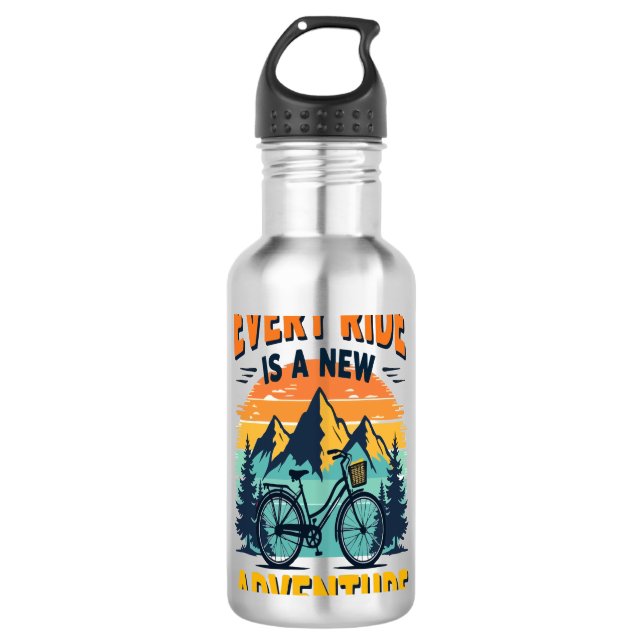 Bouteille D'eau Aventure VTT (Devant)