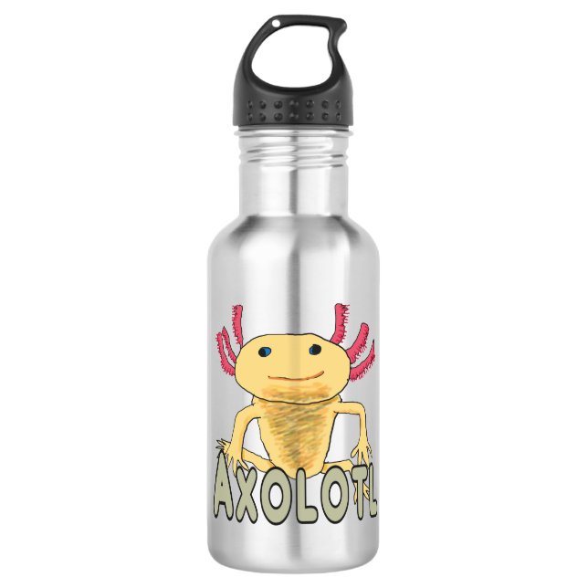 Bouteille D'eau Axolotl (Devant)