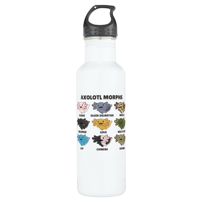 Bouteille D'eau Axolotls Du Monde Sweet Animaux Axolotl (Devant)