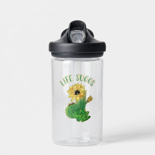 Bouteille D'eau Bac à succulent de fleurs mignonnes et de cactus