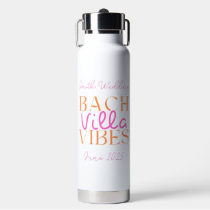 Bouteille D'eau Bach Villa Vibes - Bachelorette rose Tropical