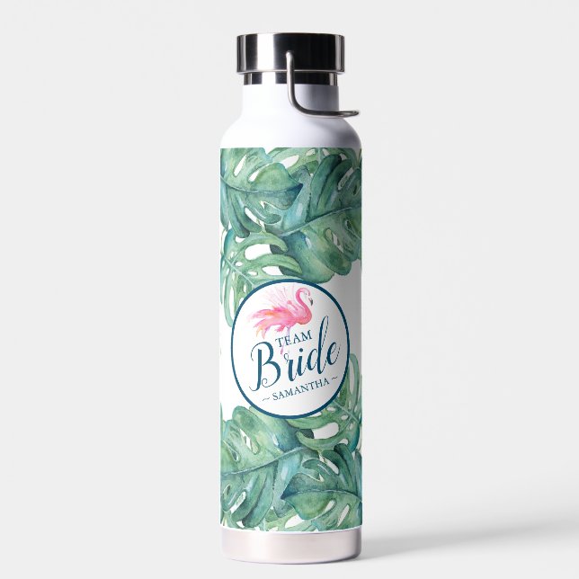 Bouteille D'eau Bachelorette Fête Cadeaux Thème Tropical (Gauche)