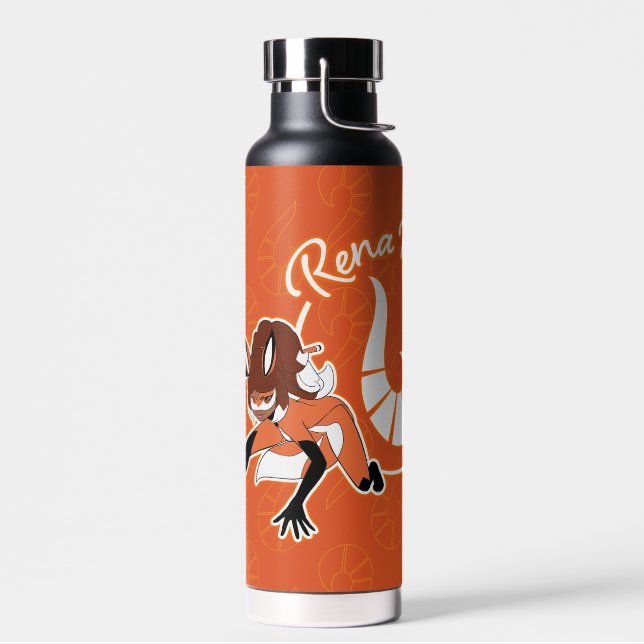 Bouteille D'eau Badge Rena Rouge (Gauche)