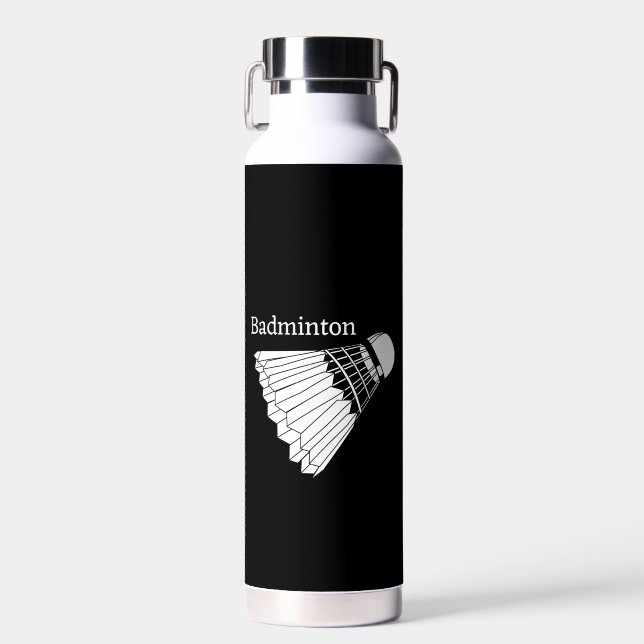 Bouteille D'eau Badminton Shuttlecock Design (Avant)