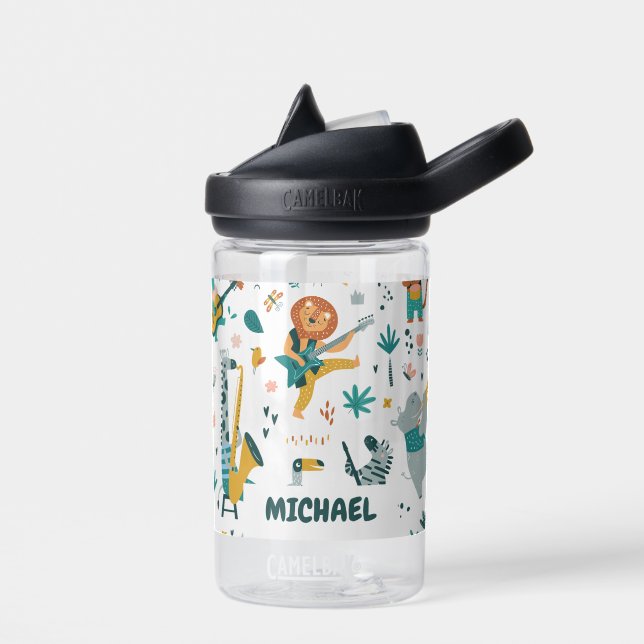 Bouteille D'eau Bande d'animaux de dessin (Gauche)