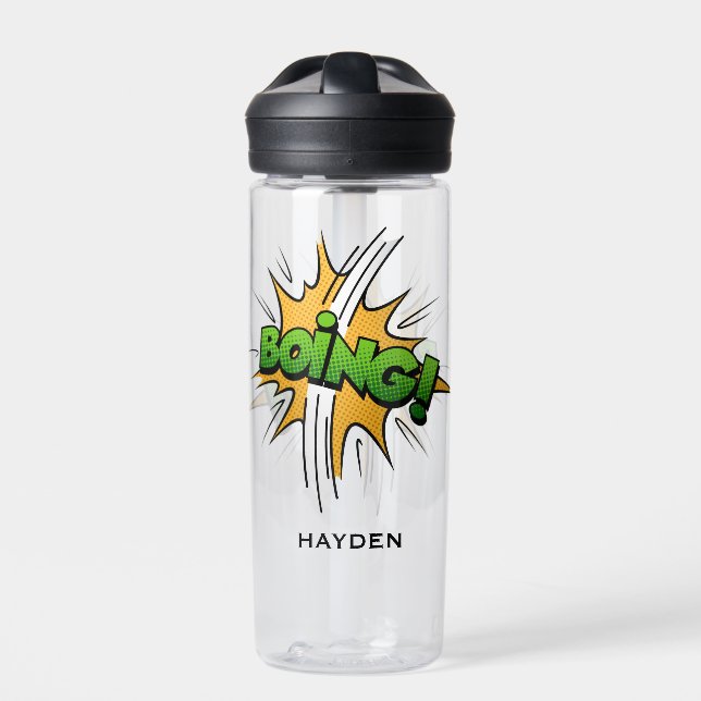 Bouteille D'eau Bande dessinée Art Bobble Personnalisée (Extérieur)