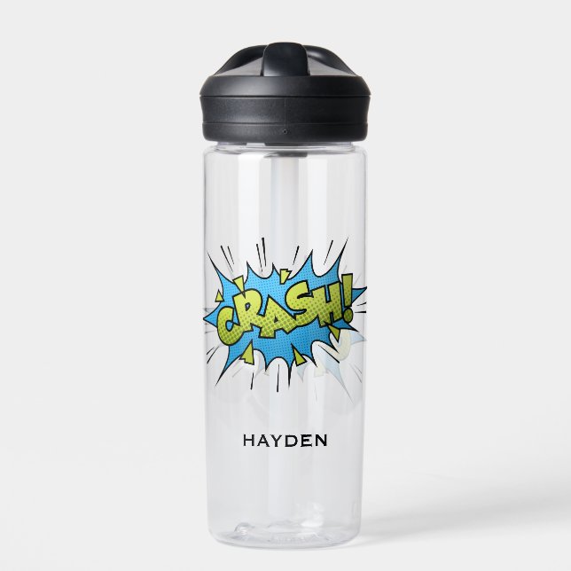 Bouteille D'eau Bande dessinée Art Crash bulle personnalisée (Extérieur)