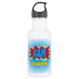 Bouteille D'eau Bande dessinée personnalisée amusante dans le styl