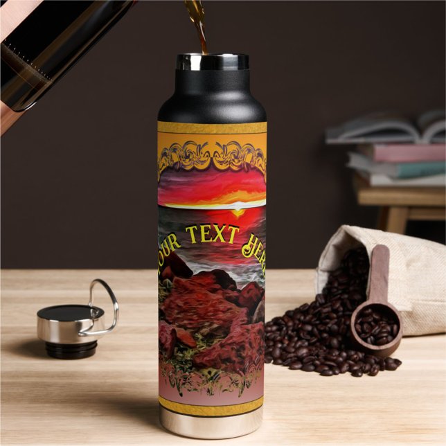 Bouteille D'eau Banderas Rocky Sunset 914 (Créateur téléchargé)