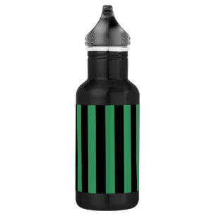 Bouteille D'eau Bandes de bonbons vert et noir