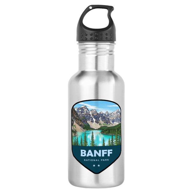 Bouteille D'eau Banff National Park Shield (Devant)