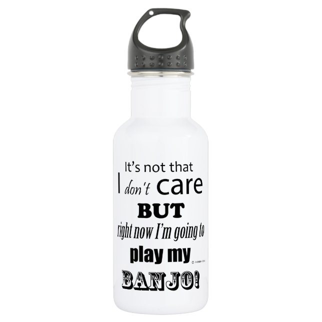 Bouteille D'eau Banjo I Care (Devant)