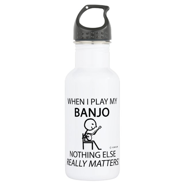 Bouteille D'eau Banjo Rien D'Autre N'A D'Importance (Devant)