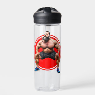 Bouteille D'eau Barbu Musclé