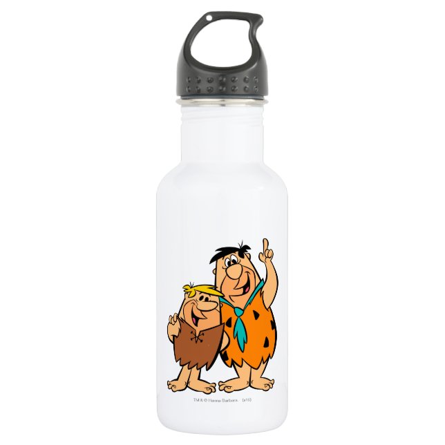 Bouteille D'eau Barney Rubble et Fred Flintstone (Devant)