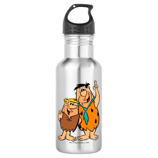 Bouteille D'eau Barney Rubble et Fred Flintstone (Devant)