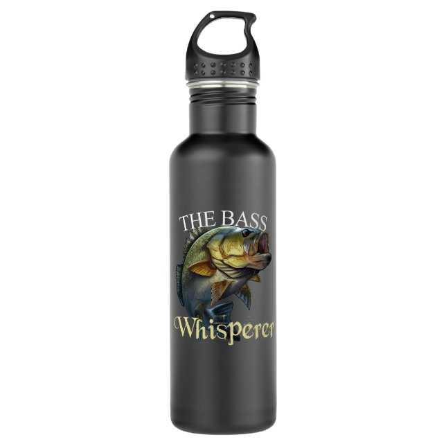 Bouteille D'eau Bass Whisperer Dark (Devant)