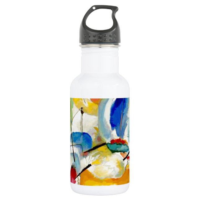 Bouteille D'eau Bataille maritime de Kandinsky 1913 (Devant)