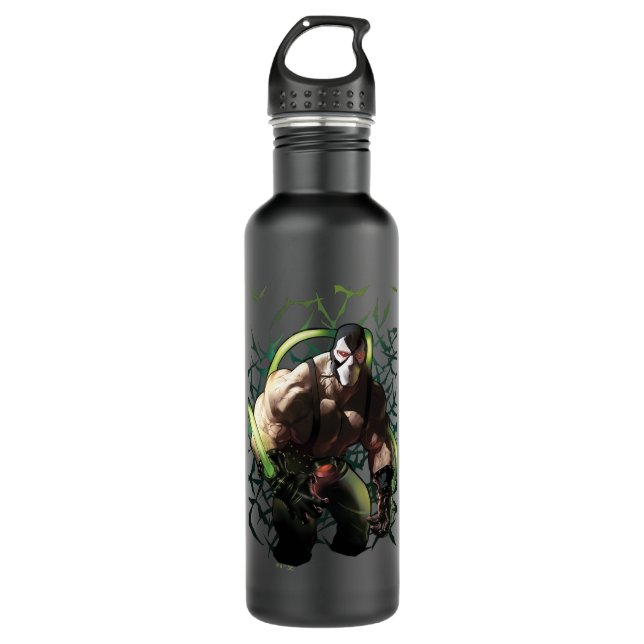 Bouteille D'eau Batman Bane Bat Swarm Illustration (Devant)