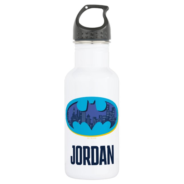 Bouteille D'eau Batman | Symbole de la ville de Gotham (Devant)