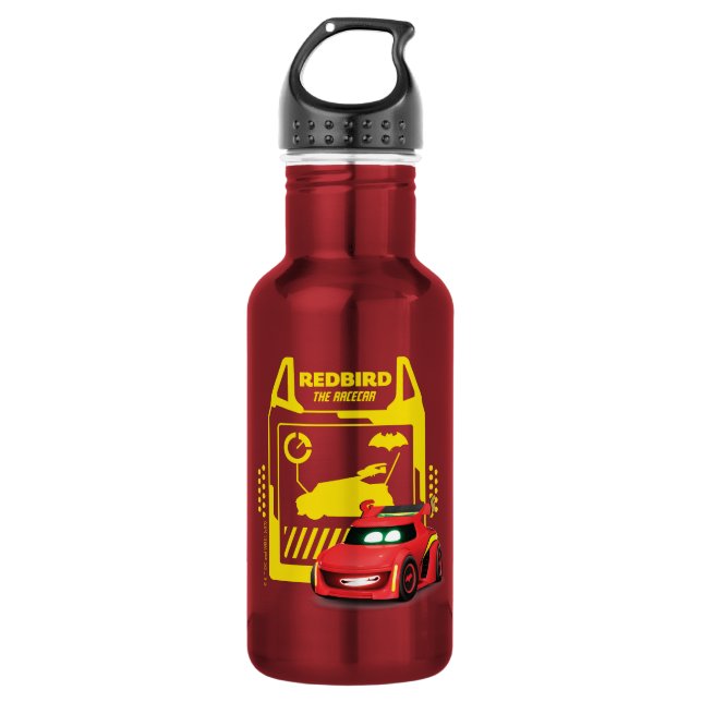 Bouteille D'eau Batwheel™ Redbird - Le Racecar (Devant)