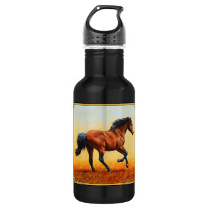 Bouteille D'eau Bay Horse Galloping