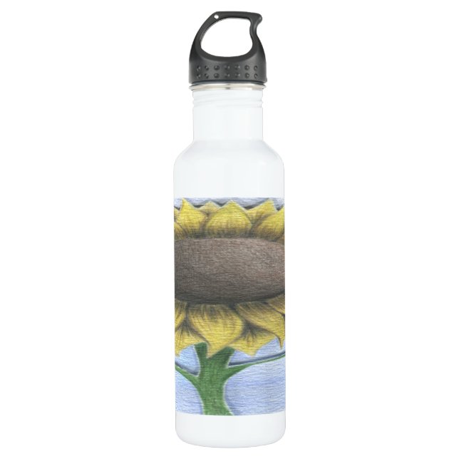 Bouteille D'eau Beau tournesol (Devant)