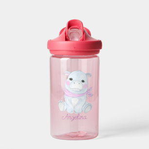 Bouteille D'eau Bébé Cartoon Hippopotamus Personnalisé
