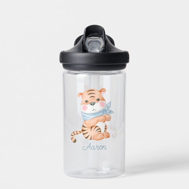 Bouteille D'eau Bébé Cartoon Tiger Personnalisé (Avant)