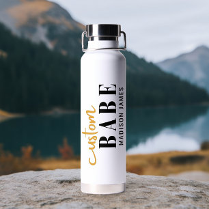 Bouteille D'eau Bébé Personnalisé Drôle Dire Nom Personnalisé