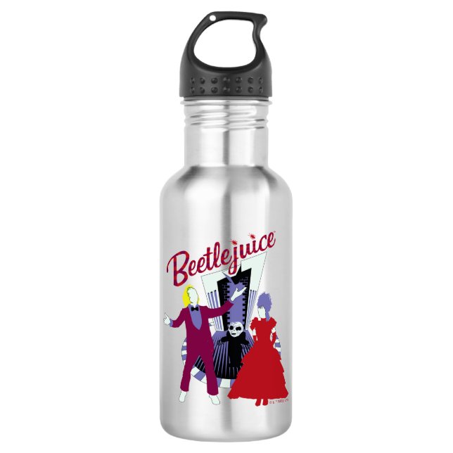 Bouteille D'eau Beetlejus | Beetlejus & Lydia Mariage (Devant)