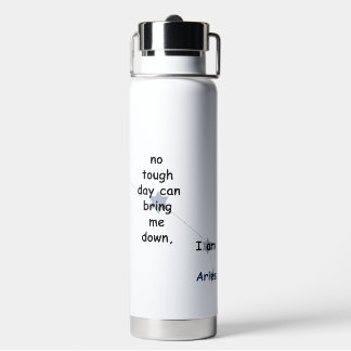 Bouteille D'eau Bélier Zodiaque Amusant Design Inspirant au Quotid