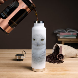 Bouteille D'eau Belle, Dreamy et Serene Snowy Owl
