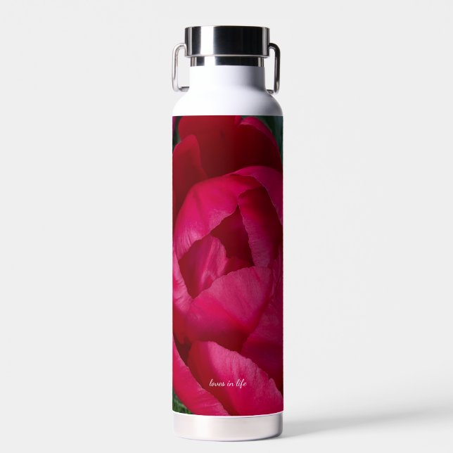 Bouteille D'eau Belle Pierre rouge florissante (Avant)