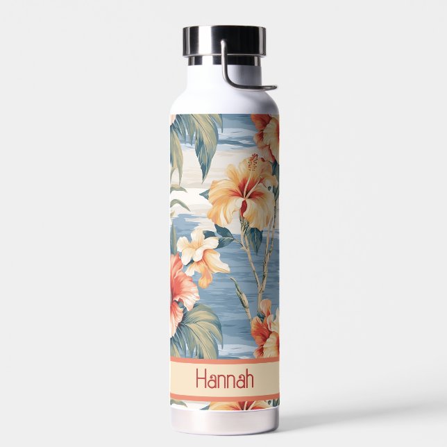 Bouteille D'eau Belle Scène De Plage Tropicale (Gauche)