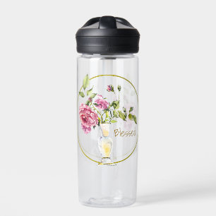 Bouteille D'eau Belles roses roses et vase roses