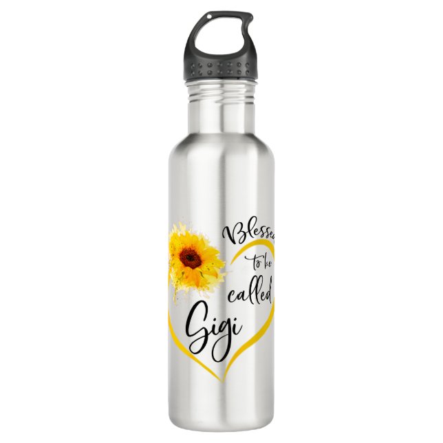 Bouteille D'eau Béni d'être appelé gigi Giflower Gifts (Devant)