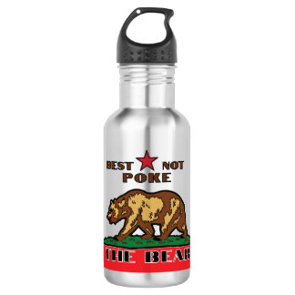 Bouteille D'eau Best Not Poke l'ours - Californie
