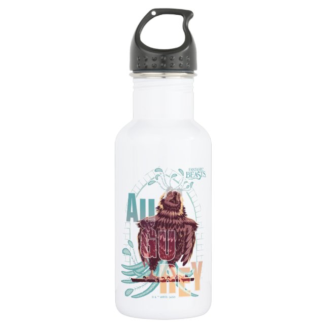 Bouteille D'eau Bêtes fantastiques Augurey (Devant)