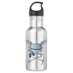 Bouteille D'eau Béton bleu-gris