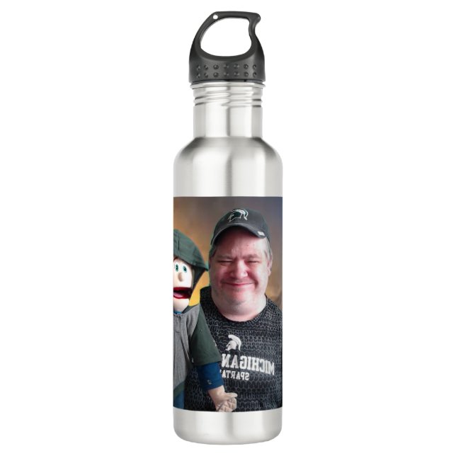BOUTEILLE D'EAU BIBLENKJV.COM™ 🛐 #WBOTTLE (Devant)