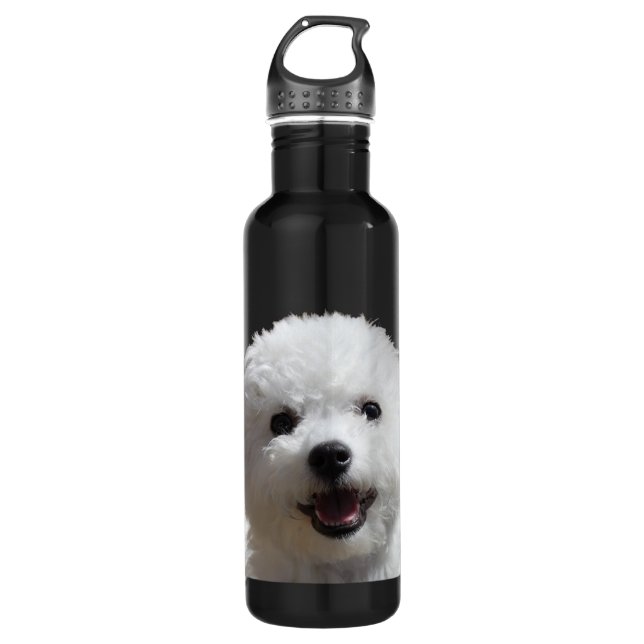 Bouteille D'eau Bichon heureux (Devant)