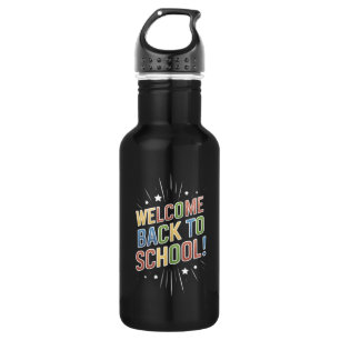 Bouteille D'eau Bienvenue à l'école Professeur Premier jour d'écol
