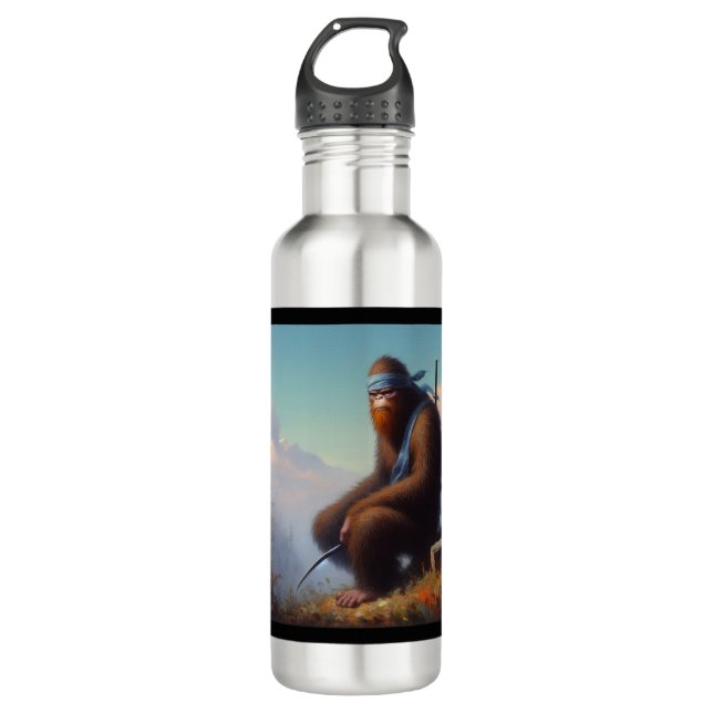Bouteille D'eau Bigfoot Ninja (Devant)