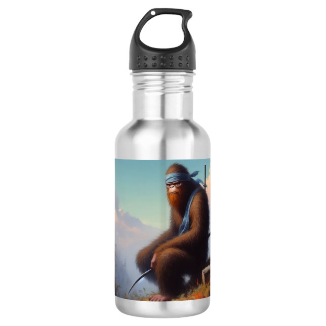 Bouteille D'eau Bigfoot Ninja (Devant)