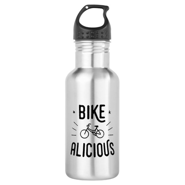 Bouteille D'eau Bikealicious (Devant)