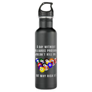 Bouteille D'eau Billiard Snooker Pool Billiards 8 Ball Funny Cadea