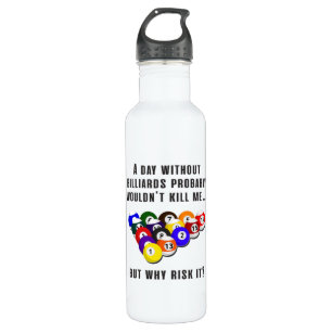 Bouteille D'eau Billiard Snooker Pool Billiards Funny Gift Idée